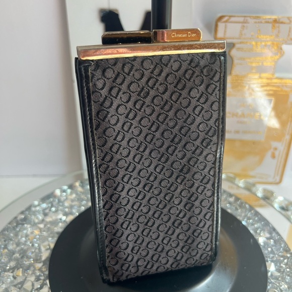 Dior Black Textured Accessory with Gold Detail - Picture 5 of 11